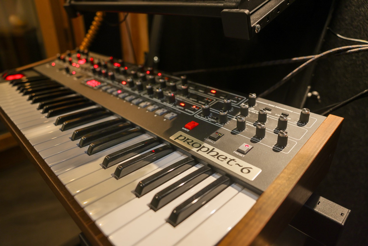 Synth detail at Key Tone Studios