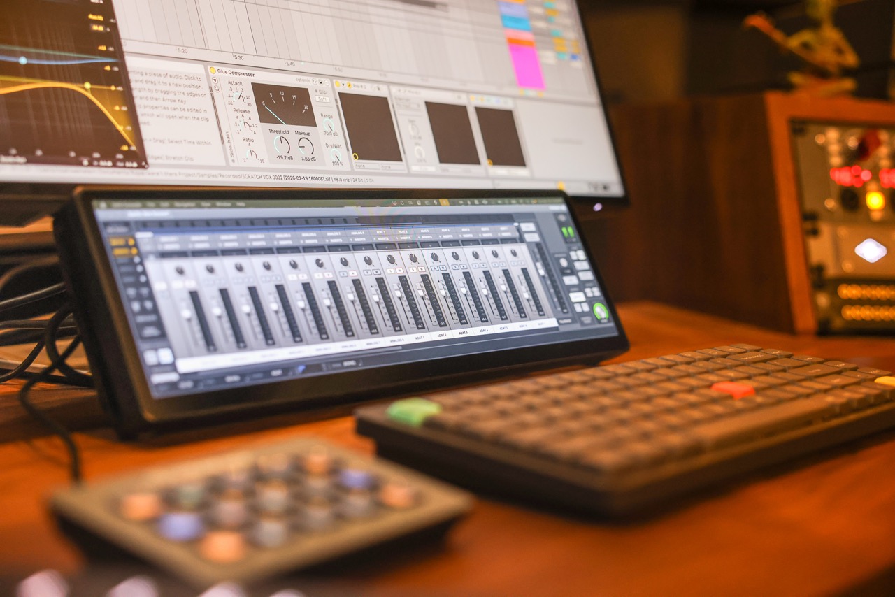 Recording space at Key Tone Studios