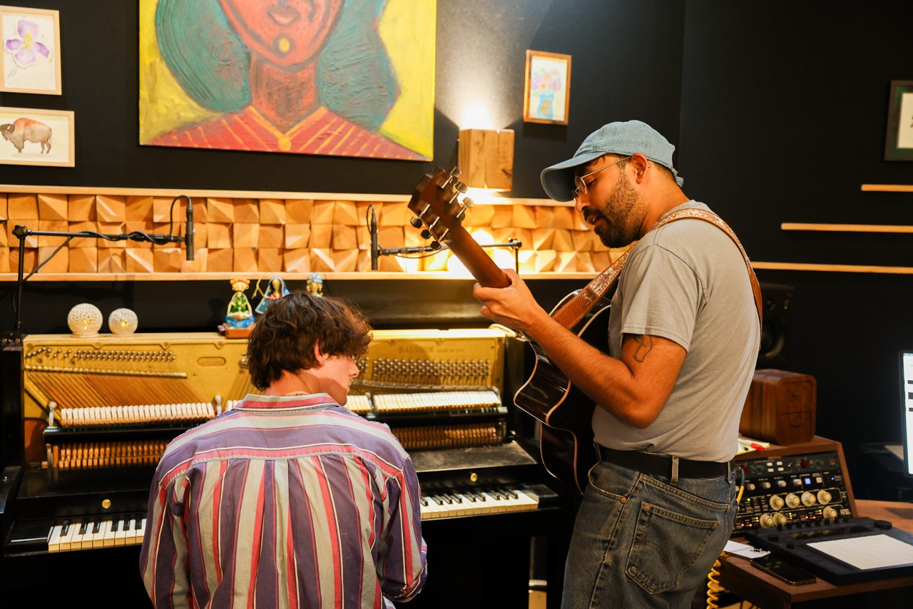 Inside the recording rooms at Key Tone Studios